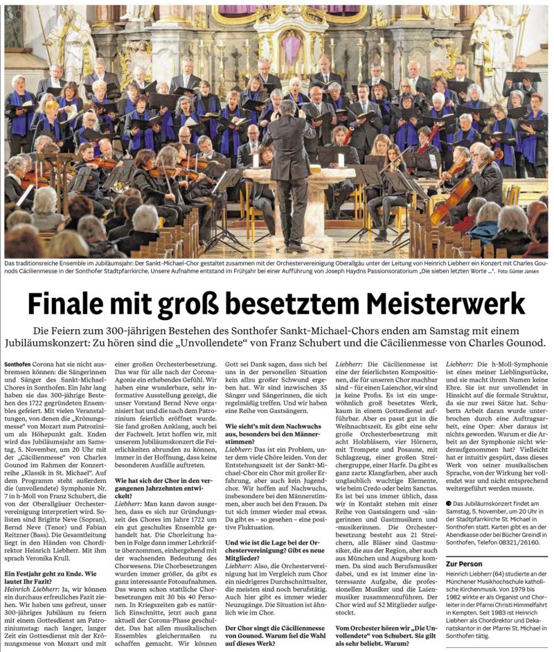 Read more about the article Finale mit groß besetztem Meisterwerk