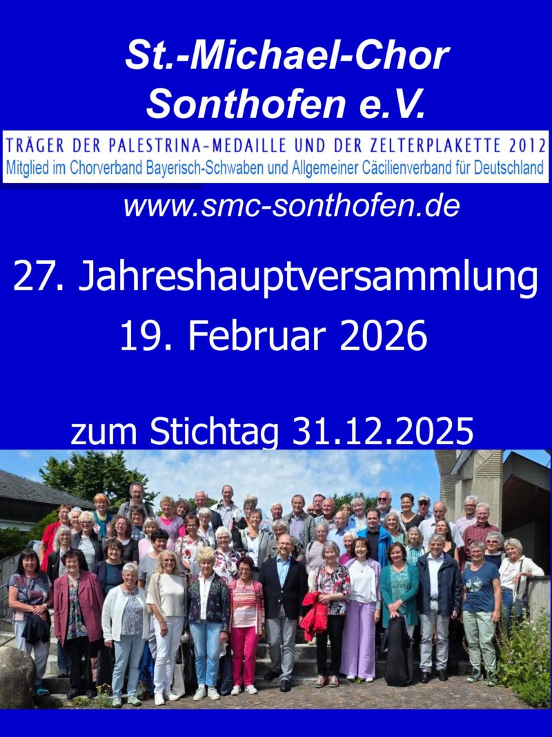 Mehr über den Artikel erfahren Jahreshauptversammlung 2026-19.02.-19.00